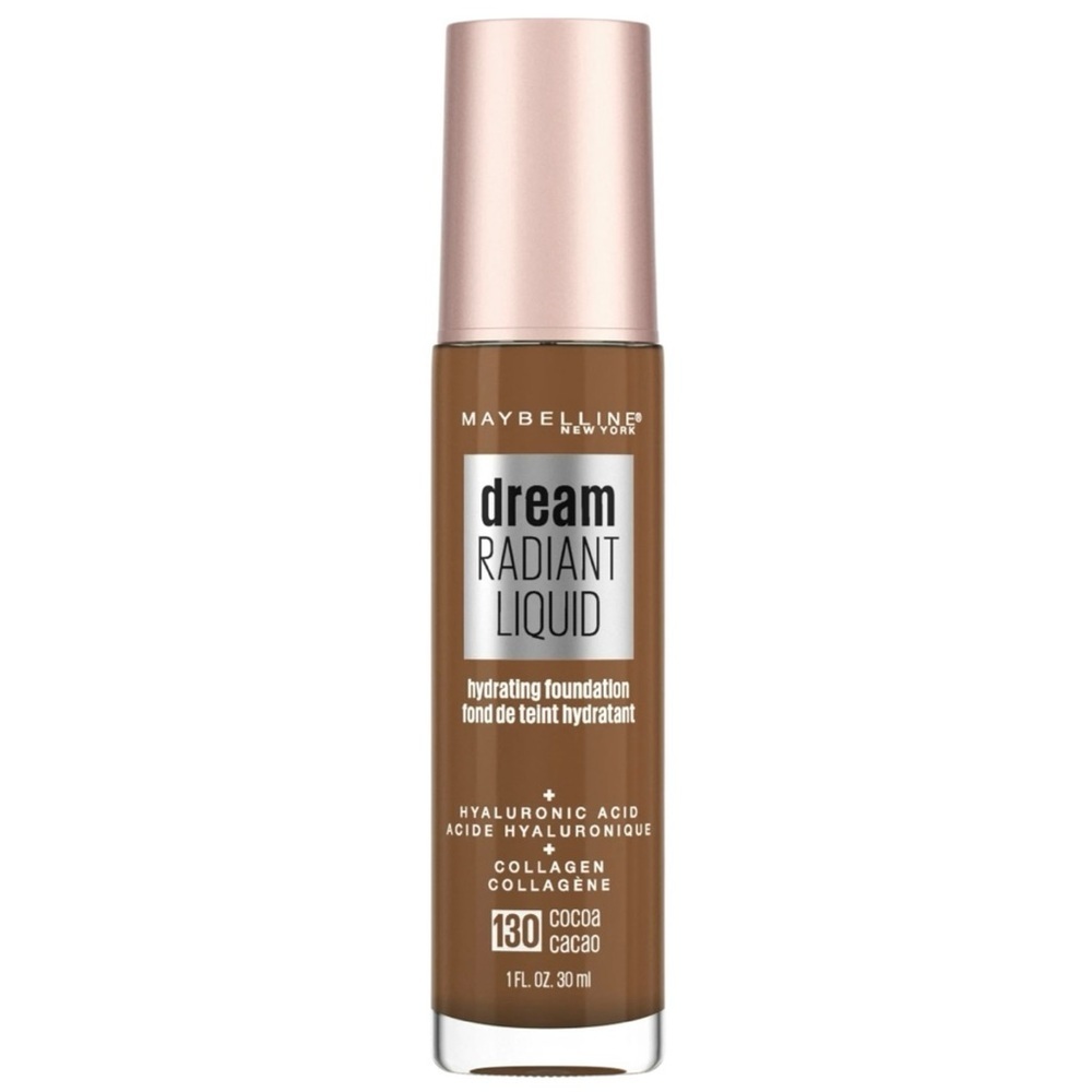 Maybelline 130 Cocoa Dream Radiant Liquid Hydrating Foundation 1oz